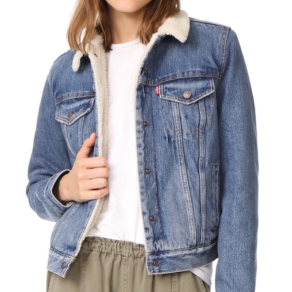 Levi’s Denim Original SHERPA Lined Jacket NW